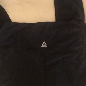 Reebok black high rise leggings in size large